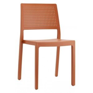 Židle Emi oranžová - terakota