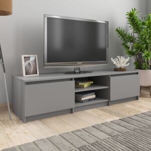TV stolek šedý 140 x 40 x 35,5 cm dřevotříska