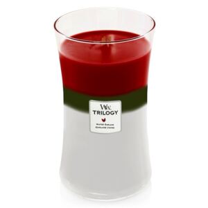 WoodWick - vonná svíčka Winter Garland Trilogy (Zimní girlanda) 609g