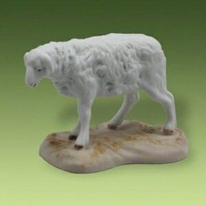 Porcelánové figurky Duchcov Ovce na podstavci 6,5 x 11,5 x 8 cm, Pastel, Porcelánové figurky Duchcov
