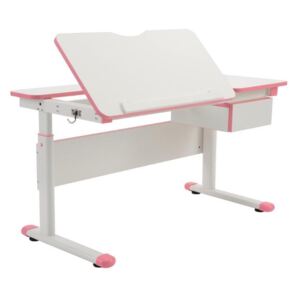 Alba Rostoucí stůl Fuxo - růžový