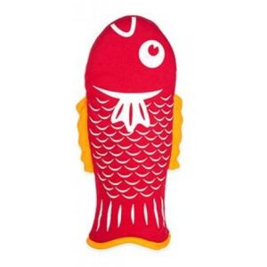 Kuchyňská chňapka rybička - červená