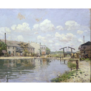Obraz, Reprodukce - The Canal Saint-Martin, Paris, 1872, Alfred Sisley