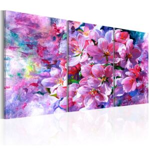 Obraz na plátně Bimago - Lilac Flowers 120x60 cm