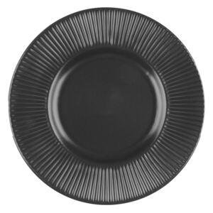 Dezertní talíř keramika 22 cm Capri Barva: Černá