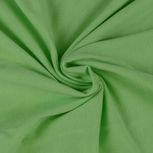 Jersey prostěradlo (100 x 200 cm) - Světle zelená