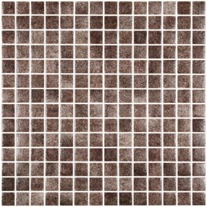 Hisbalit Obklad mozaika skleněná hnědá 161A 2,5x2,5 (33,3x33,3) cm - 25161ALH