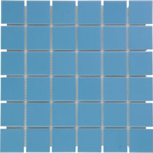 The Mosaic Factory Keramická mozaika modrá Blue Glossy 48 4,8x4,8 (30,9x30,9) cm - AF13075