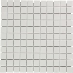 The Mosaic Factory Keramická mozaika bílá White mat 23 2,3x2,3 (30x30) cm - AM230010