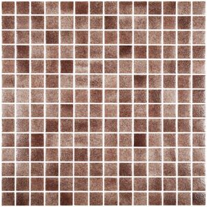 Hisbalit Obklad mozaika skleněná hnědá 157A 2,5x2,5 (33,3x33,3) cm - 25157ALH