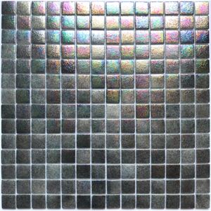 Hisbalit Obklad mozaika skleněná šedá MILO 2,5x2,5 (33,3x33,3) cm - 25MILLH