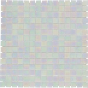 The Mosaic Factory Obklad mozaika skleněná bílá Off White Pearl 2x2 (32,3x32,3) cm - GMP114