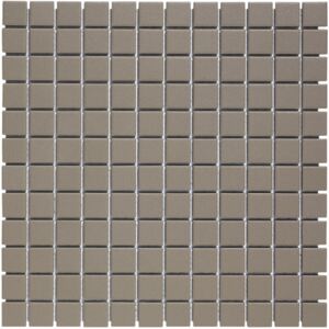 The Mosaic Factory Keramická mozaika šedá Dark Grey 2,3x2,3 (30x30) cm - LO2315