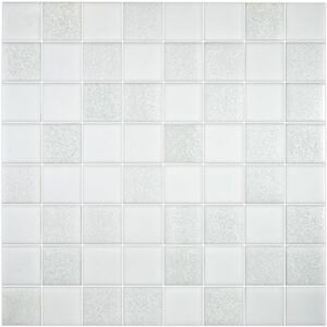 Hisbalit Obklad mozaika skleněná bílá TOKIO 4x4 (32x32) cm - 40TOKIOLH