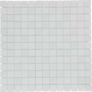 The Mosaic Factory Obklad mozaika skleněná bílá Extra White mix 2,3x2,3 (31,8x31,8) cm - MOMIX50C