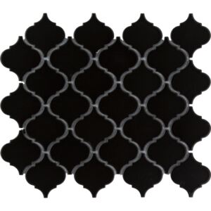 The Mosaic Factory Keramická mozaika černá PAL Black Glossy 5,2x5,2 (24,5x29,3) cm - PALG915