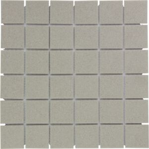 The Mosaic Factory Keramická mozaika šedá Grey Speckle 4,8x4,8 (30,9x30,9) cm - LO1030