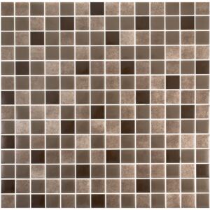 Hisbalit Obklad mozaika skleněná hnědá ROMA 2,5x2,5 (33,3x33,3) cm - 25ROMALH