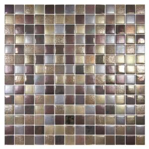 Hisbalit Obklad mozaika skleněná béžová TEXTURAS DUNA 2,5x2,5 (33,3x33,3) cm - 25DUNA