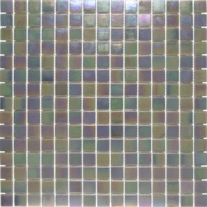 The Mosaic Factory Obklad mozaika skleněná šedá Dark Grey Pearl 2x2 (32,3x32,3) cm - GMP124