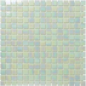 The Mosaic Factory Obklad mozaika skleněná zelená Light Green Pearl 2x2 (32,3x32,3) cm - GMP234