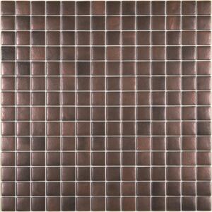 Hisbalit Obklad mozaika skleněná hnědá 710 2,5x2,5 (33,3x33,3) cm - 25710LH