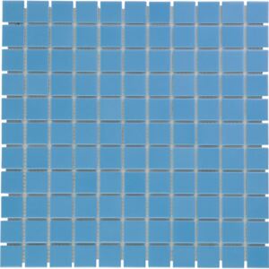 The Mosaic Factory Keramická mozaika modrá Blue Glossy 23 2,3x2,3 (30x30) cm - AF230075