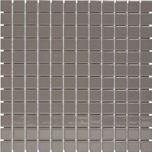 The Mosaic Factory Keramická mozaika šedá Grey Glossy 23 2,3x2,3 (30x30) cm - AF230440