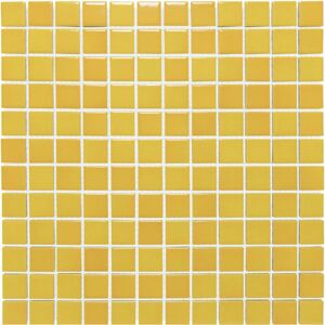 The Mosaic Factory Keramická mozaika žlutá Flamed Yellow Glossy 23 2,3x2,3 (30x30) cm - AF230002