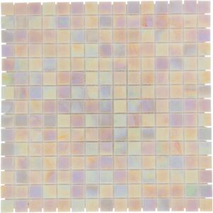 The Mosaic Factory Obklad mozaika skleněná růžová Light Pink Pearl 2x2 (32,3x32,3) cm - GMP304