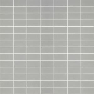 Hisbalit Obklad mozaika skleněná šedá 570 DOPPEL 2,3x4,6 (33,3x33,3) cm - RT570DOP