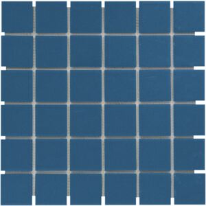 The Mosaic Factory Keramická mozaika modrá Blue 4,8x4,8 (30,9x30,9) cm - LO1019