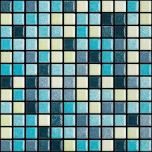 APPIANI Keramická mozaika modrá LAGUNA BLU 02-25 2,5x2,5 (30x30) cm - XLAB702