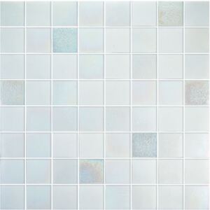 Hisbalit Obklad mozaika skleněná bílá TEXTURAS ME 4x4 (32x32) cm - 40ME