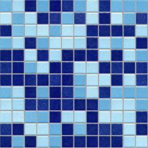 APPIANI Keramická mozaika modrá XWELL716 2,5x2,5 (30x30) cm - XWEL716