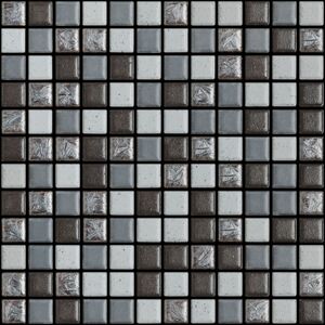 APPIANI Keramická mozaika šedá URBAN HI-TECH 01-25 2,5x2,5 (30x30) cm - XUHT701