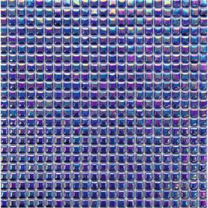 MOSAVIT Obklad mozaika skleněná modrá MIKROS JACINTO 1,2x1,2 (31,6x31,6) cm - MIKJACGL