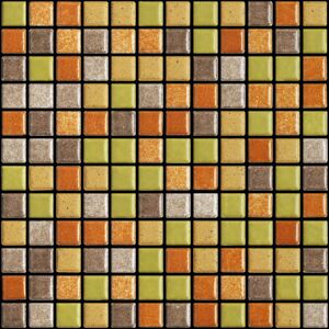APPIANI Keramická mozaika žlutá NATURA 03-25 2,5x2,5 (30x30) cm - XNAT703