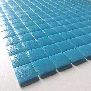Hisbalit Obklad mozaika skleněná modrá 335B PROTISKLUZ 2,5x2,5 2,5x2,5 (33,33x33,33) cm - 25335BBH