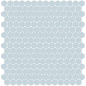 Hisbalit Obklad mozaika skleněná modrá 315B MAT hexagony hexagony 2,3x2,6 (33,33x33,33) cm - HEX315BMH