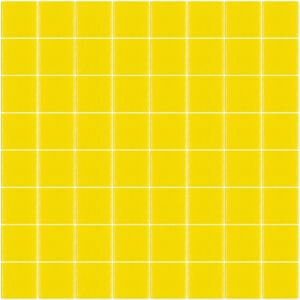 Hisbalit Obklad mozaika skleněná žlutá 302C MAT 4x4 4x4 (32x32) cm - 40302CMH