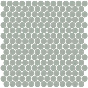 Hisbalit Obklad mozaika skleněná šedá 108A MAT kolečka kolečka prům. 2,2 (33,33x33,33) cm - KO108AMH
