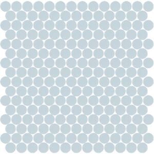 Hisbalit Obklad mozaika skleněná modrá 315B MAT kolečka kolečka prům. 2,2 (33,33x33,33) cm - KO315BMH