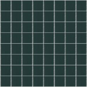 Hisbalit Obklad mozaika skleněná zelená 313B MAT 4x4 4x4 (32x32) cm - 40313BMH