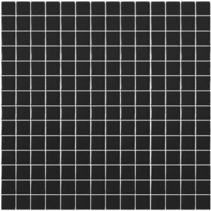 Hisbalit Obklad mozaika skleněná černá 101C LESK 2,5x2,5 2,5x2,5 (33,3x33,3) cm - 25101CLH