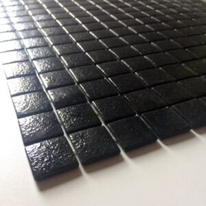 Hisbalit Obklad mozaika skleněná černá 101C PROTISKLUZ 2,5x2,5 2,5x2,5 (33,33x33,33) cm - 25101CBH