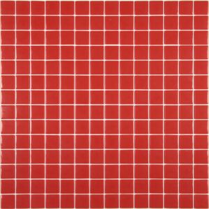Hisbalit Obklad mozaika skleněná červená 176F LESK 2,5x2,5 2,5x2,5 (33,3x33,3) cm - 25176FLH