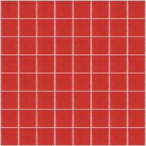 Hisbalit Obklad mozaika skleněná červená 176F MAT 4x4 4x4 (32x32) cm - 40176FMH