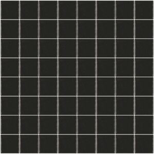 Hisbalit Obklad mozaika skleněná černá 101C MAT 4x4 4x4 (32x32) cm - 40101CMH