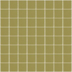 Hisbalit Obklad mozaika skleněná zelená 337B MAT 4x4 4x4 (32x32) cm - 40337BMH